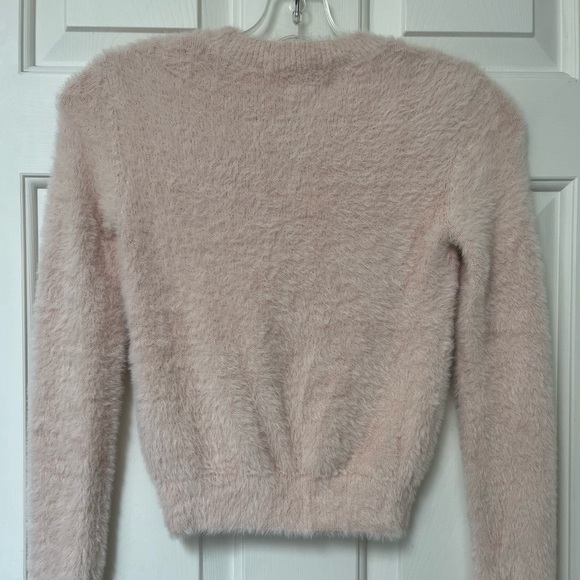 Sunday Best Fuzzy Kitten Sweater XXS Blush Pink - Picture 8 of 12